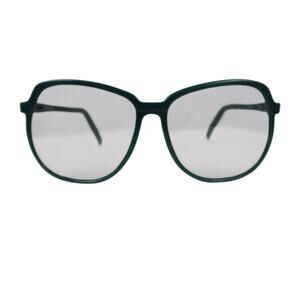 Vintage 80s Corning teal green oversized sunglasses